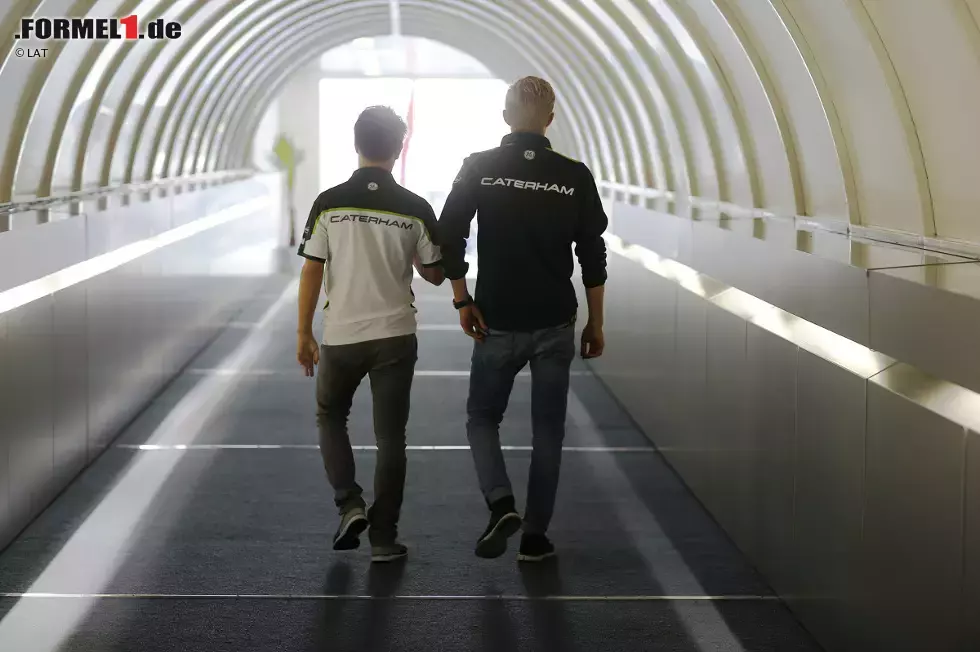 Foto zur News: Marcus Ericsson (Caterham) und Kamui Kobayashi (Caterham)