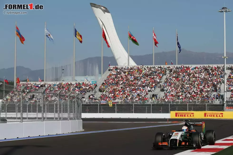 Foto zur News: Sergio Perez (Force India)