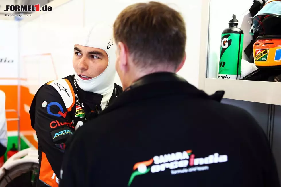 Foto zur News: Sergio Perez (Force India)