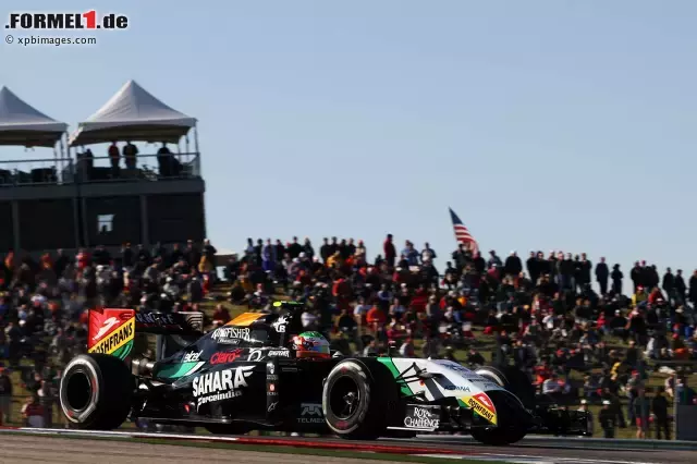 Foto zur News: Sergio Perez (Force India)