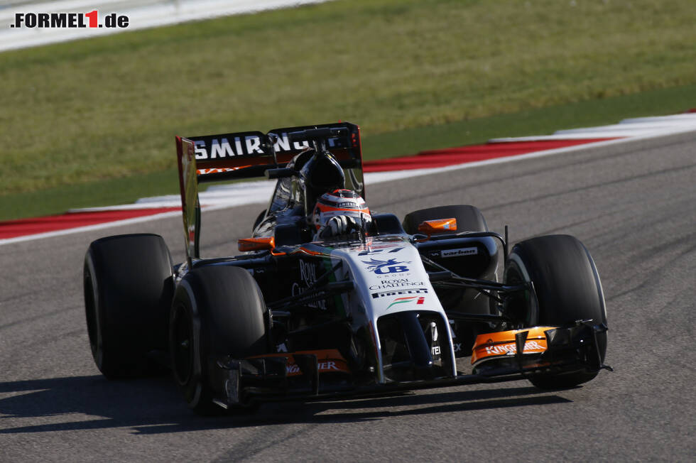 Foto zur News: Fehler und technisches Pech: Force India bleibt in Austin ohne Punkte