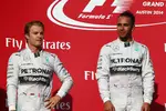 Foto zur News: Nico Rosberg (Mercedes) und Lewis Hamilton (Mercedes)