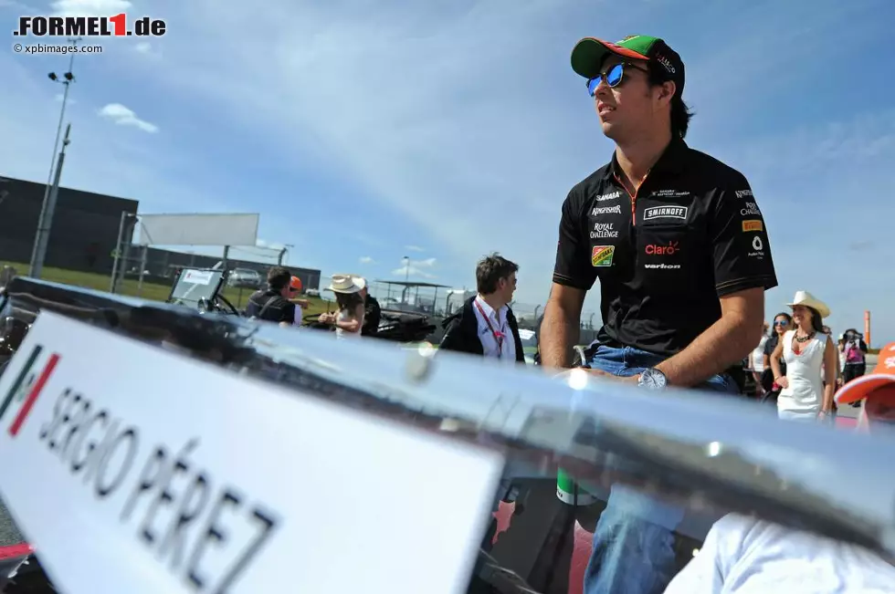 Foto zur News: Sergio Perez (Force India)