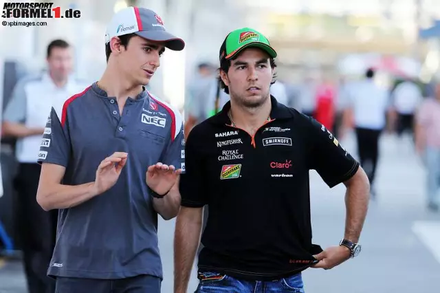 Foto zur News: Esteban Gutierrez und Sergio Perez