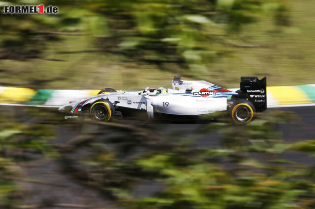 Foto zur News: Felipe Massa (Williams F1 Team) sorgte für Jubelstürme bei seinen Landsleuten. Der Brasilianer fuhr eine tolle Runde und landete mit nur 0,224 Sekunden Abstand auf Rang drei