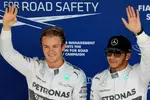 Foto zur News: Nico Rosberg (Mercedes) und Lewis Hamilton (Mercedes)