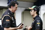 Foto zur News: Federico Gastaldi und Sergio Perez (Force India)