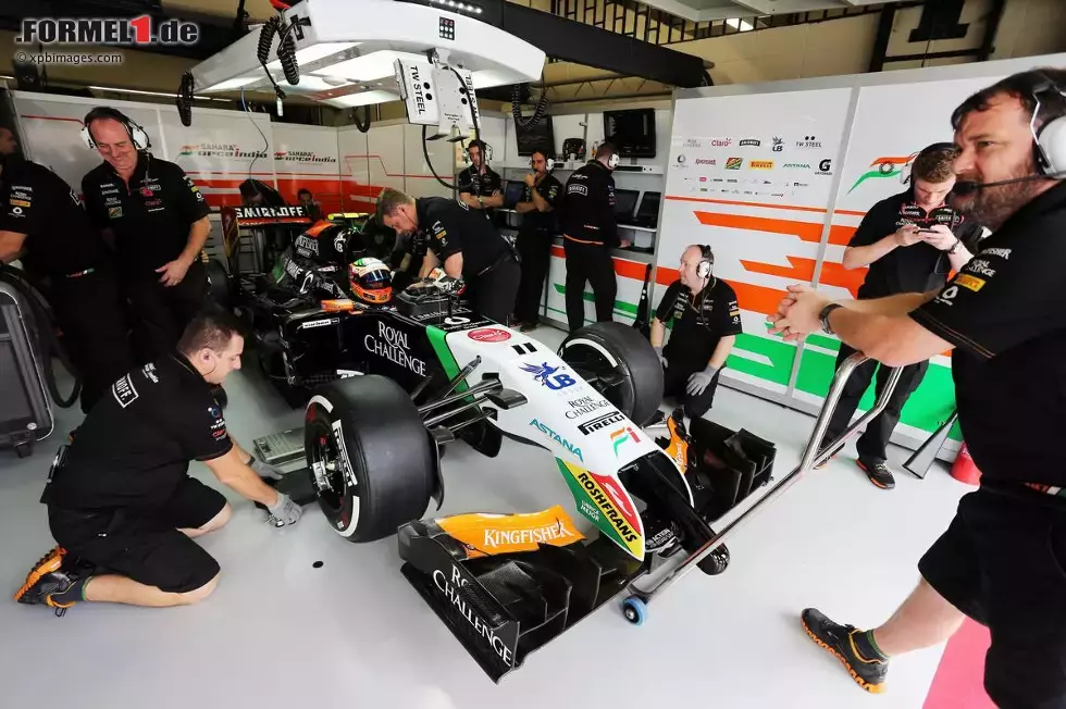 Foto zur News: Sergio Perez (Force India)