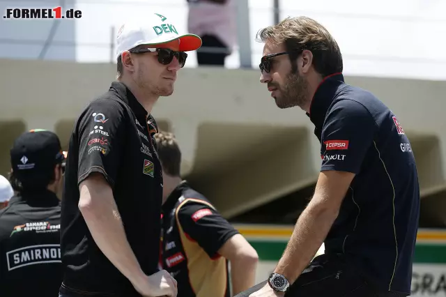 Foto zur News: Nico Hülkenberg und Jean-Eric Vergne