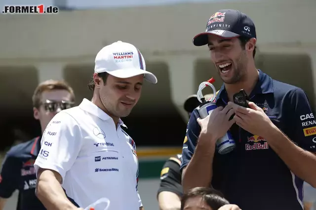 Foto zur News: Felipe Massa und Daniel Ricciardo