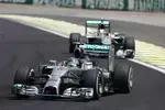 Foto zur News: Nico Rosberg (Mercedes) und Lewis Hamilton (Mercedes)