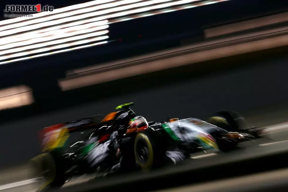 Foto zur News: Sergio Perez (Force India)