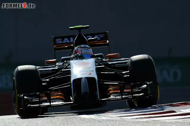 Foto zur News: Sergio Perez (Force India)