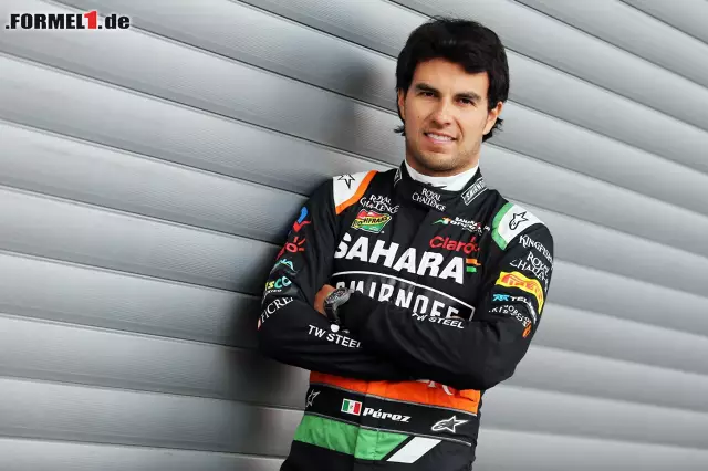 Foto zur News: Sergio Perez (Force India)