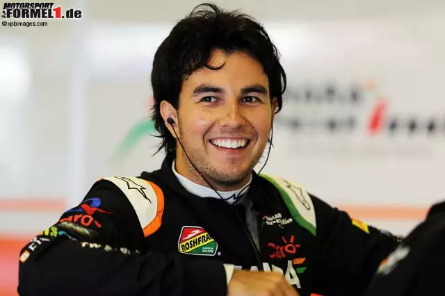 Foto zur News: Sergio Perez (Force India)