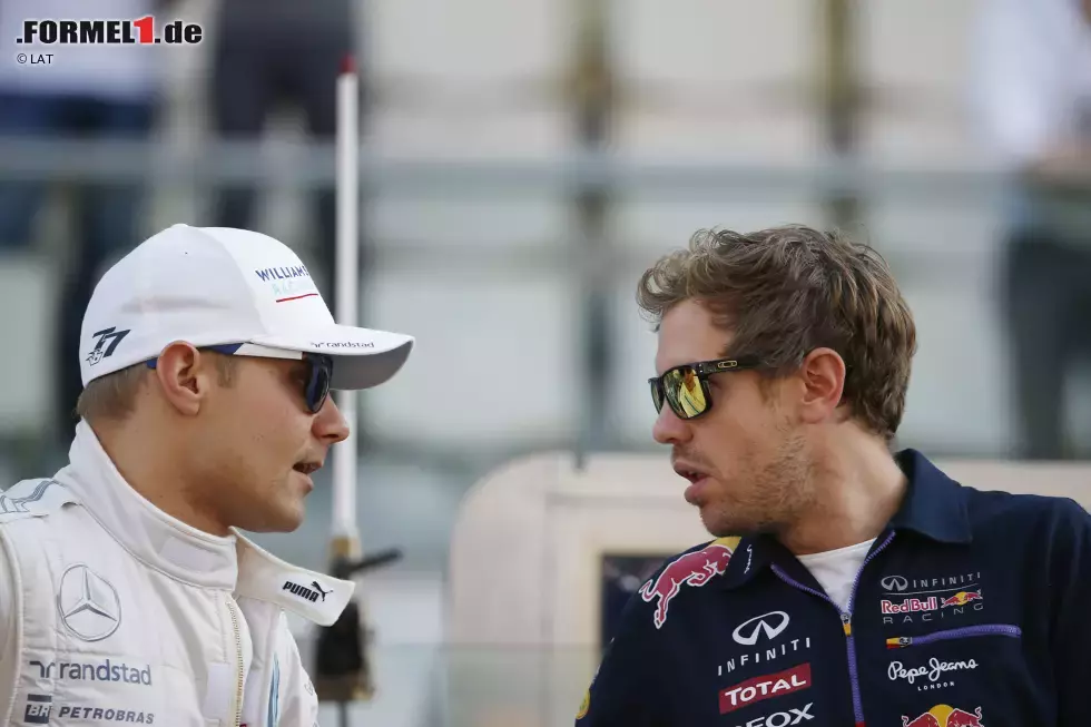 Foto zur News: Valtteri Bottas (Williams) und Sebastian Vettel (Red Bull)