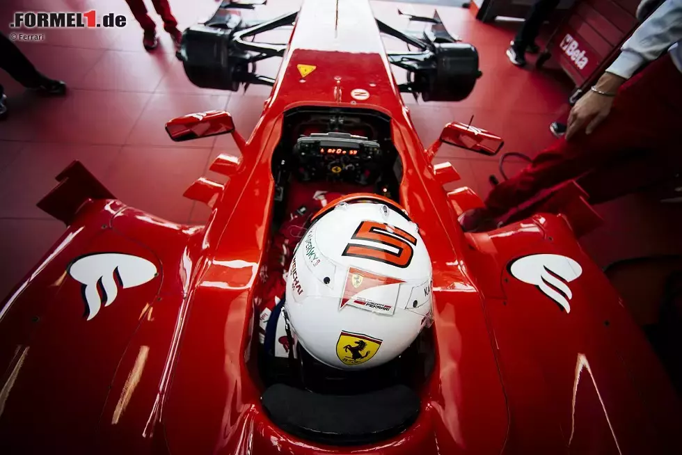 Foto zur News: Sebastian Vettel (Ferrari)