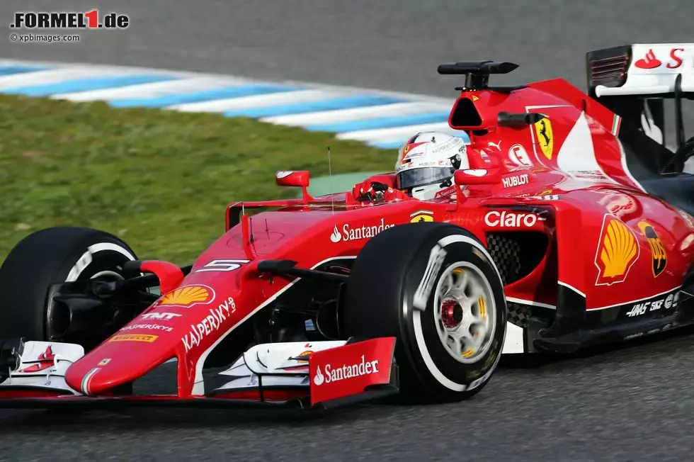 Foto zur News: Sebastian Vettel (Ferrari)