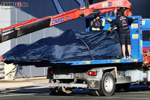 Foto zur News: Auch Red Bull hat weiter Probleme: Daniil Kwjat sorgte mit einem Ausritt zunächst für eine Unterbrechung, danach gab es Probleme mit dem ERS. Trotz allem fuhr der Russe 64 Runden und holte Rang sieben.