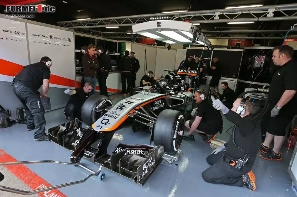 Foto zur News: Sergio Perez (Force India)