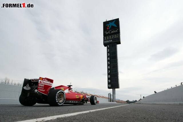 Foto zur News: Nachdem an den ersten beiden Tagen über dem Circuit de Catalunya-Barcelona geschienen hatten, zogen am Samstag Wolken am Himmel auf, aus denen am Mittag einige Regentropfen fielen.