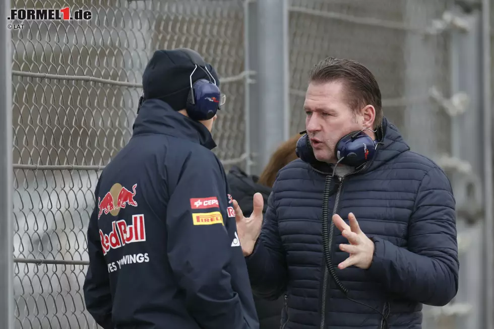 Foto zur News: Max Verstappen (Toro Rosso) und Jos Verstappen