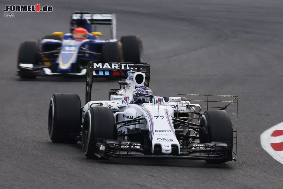 Foto zur News: Valtteri Bottas (Williams) und Felipe Nasr (Sauber)