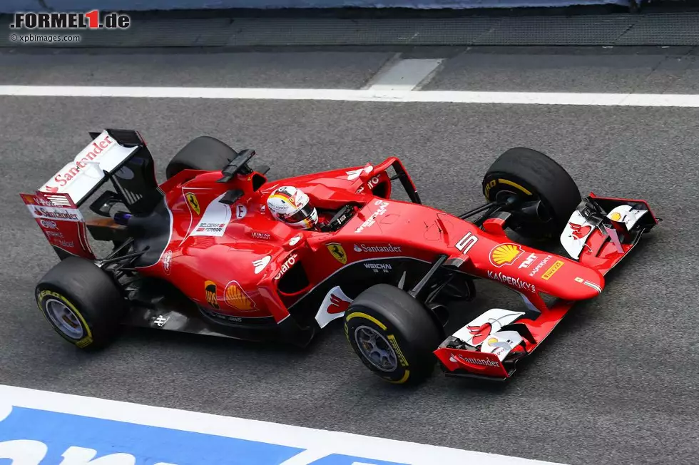 Foto zur News: Sebastian Vettel (Ferrari)