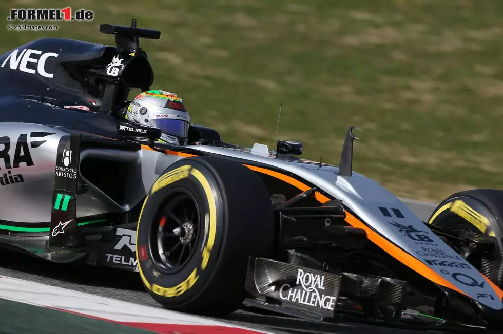 Foto zur News: Sergio Perez (Force India)