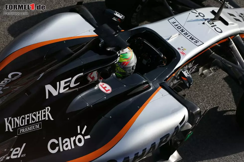 Foto zur News: Sergio Perez (Force India)