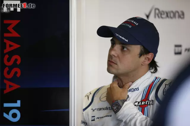 Foto zur News: Auch Felipe Massa (Williams Martini Racing) war zum Zuschauen gezwungen, am Vormittag aber wie Ricciardo überzeugend unterwegs