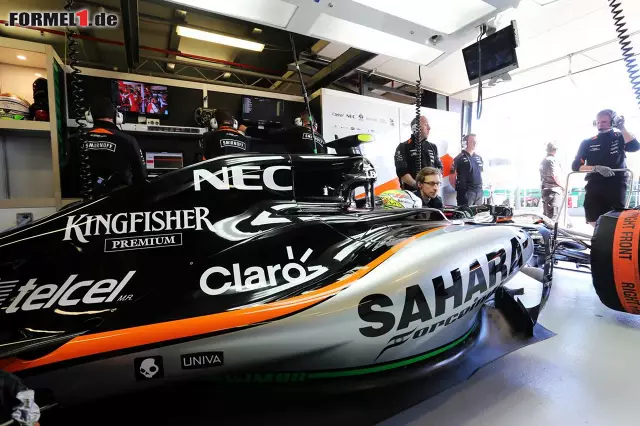 Foto zur News: Sergio Perez (Force India)