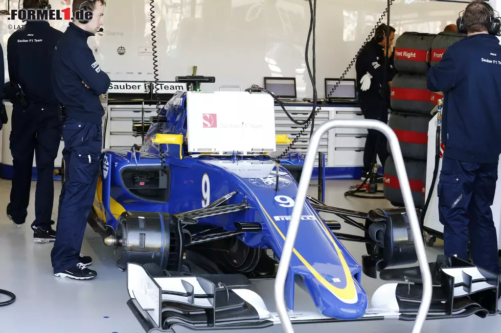 Foto zur News: Warten, warten, warten - Marcus Ericsson (Sauber)