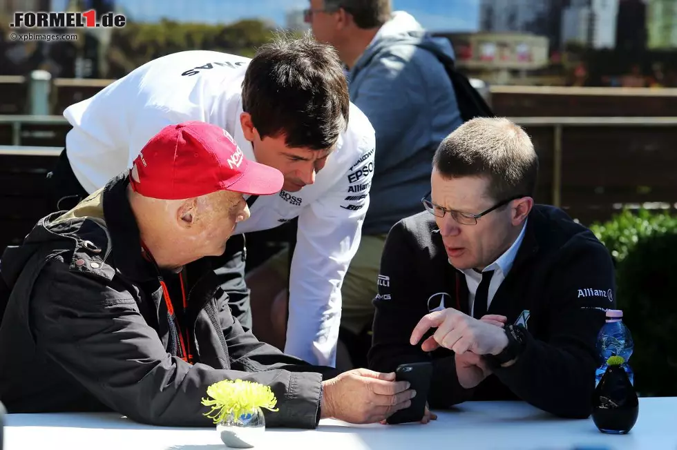 Foto zur News: Niki Lauda und Toto Wolff