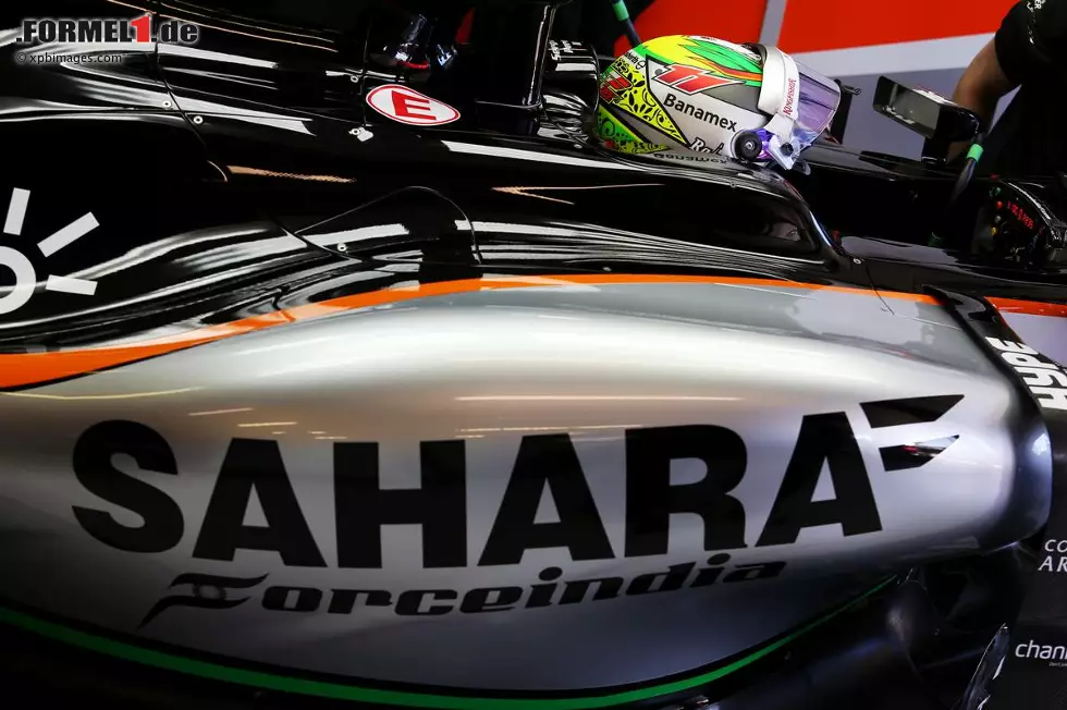 Foto zur News: Sergio Perez (Force India)