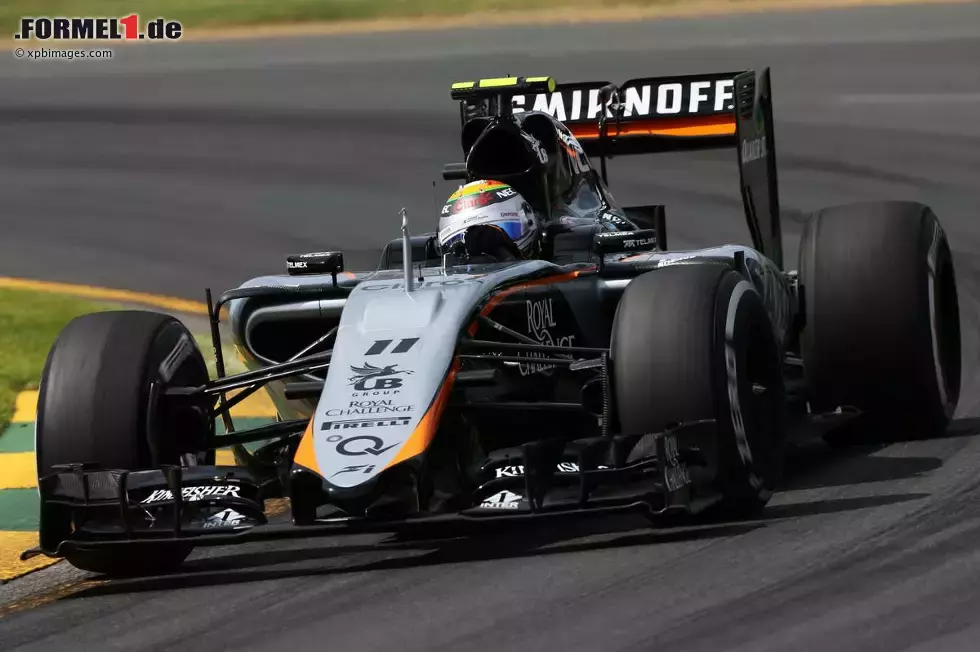 Foto zur News: Sergio Perez (Force India)