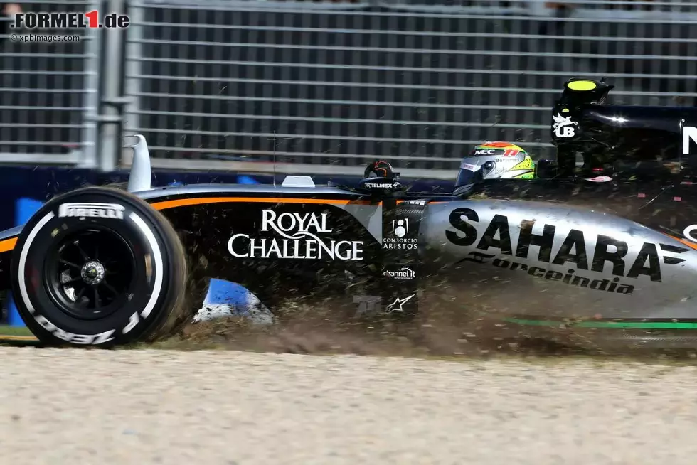 Foto zur News: Sergio Perez (Force India)