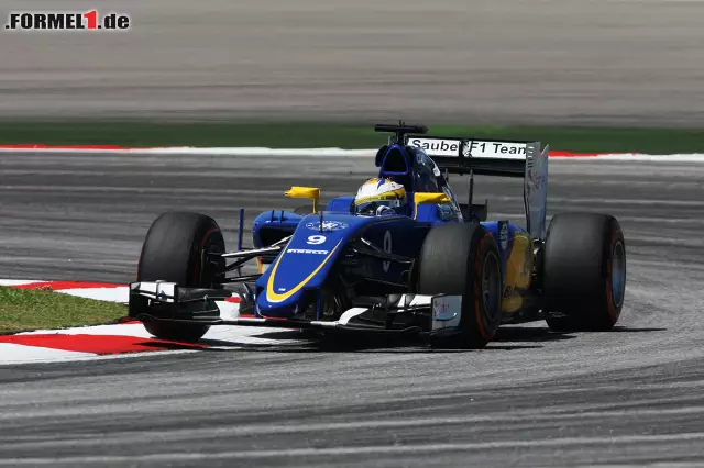 Foto zur News: Marcus Ericsson kam im Sauber mit 1,471 Sekunden Abstand als Neunter ebenso in die Top 10 wie...