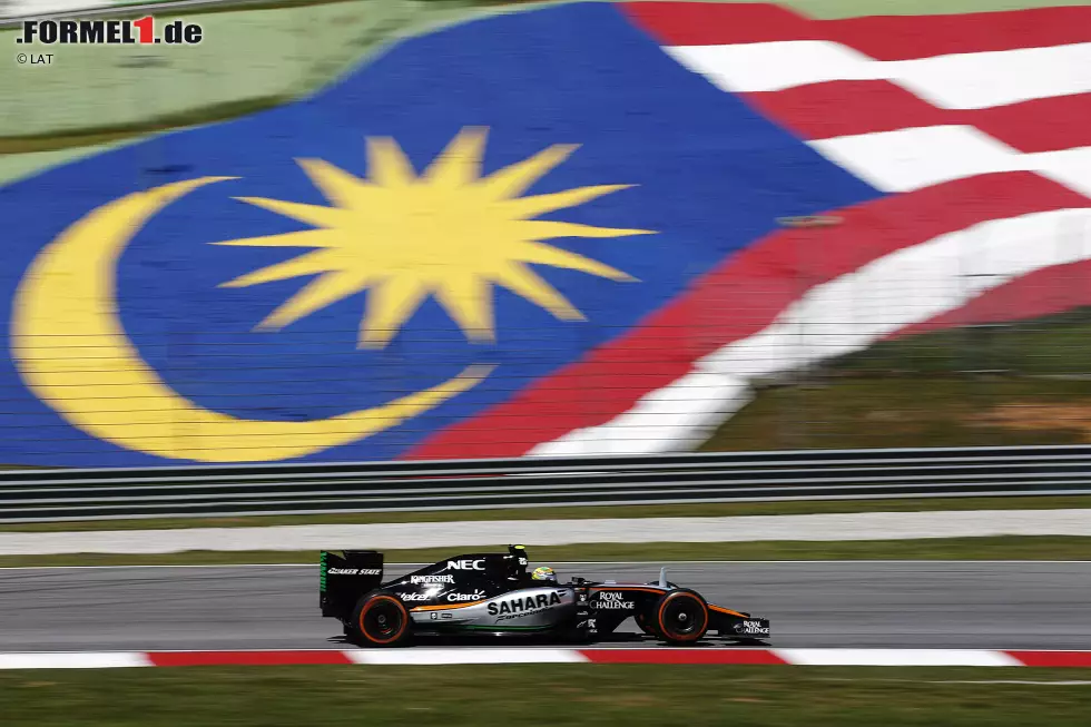 Foto zur News: Sergio Perez (Force India)