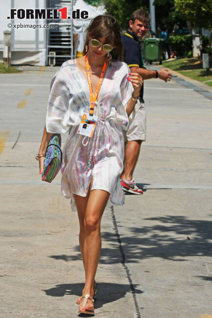 Foto zur News: Jessica Button, Frau von Jenson Button (McLaren)