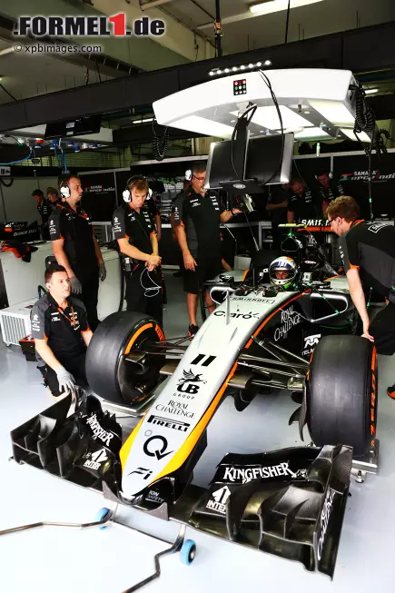 Foto zur News: Sergio Perez (Force India)