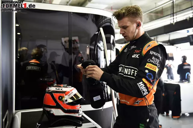 Foto zur News: Bei Nico Hülkenberg und Force India läuft es nach wie vor nicht rund. 2,9323 Sekunden Rückstand und Position 16, das ist zu viel für die Ansprüche des Deutschen