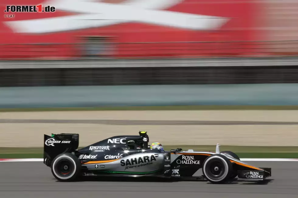 Foto zur News: Sergio Perez (Force India)