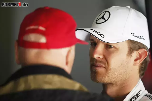 Foto zur News: Niki Lauda mit Nico Rosberg