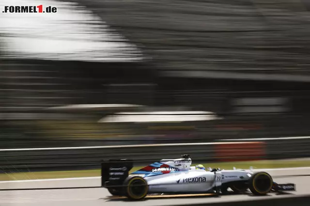 Foto zur News: Felipe Massa folgte im Williams auf dem starken vierten Rang. Dem Brasilianer fehlten 1,172 Sekunden auf die überlegenen Silberpfeile