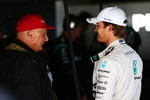 Foto zur News: Niki Lauda und Nico Rosberg (Mercedes)