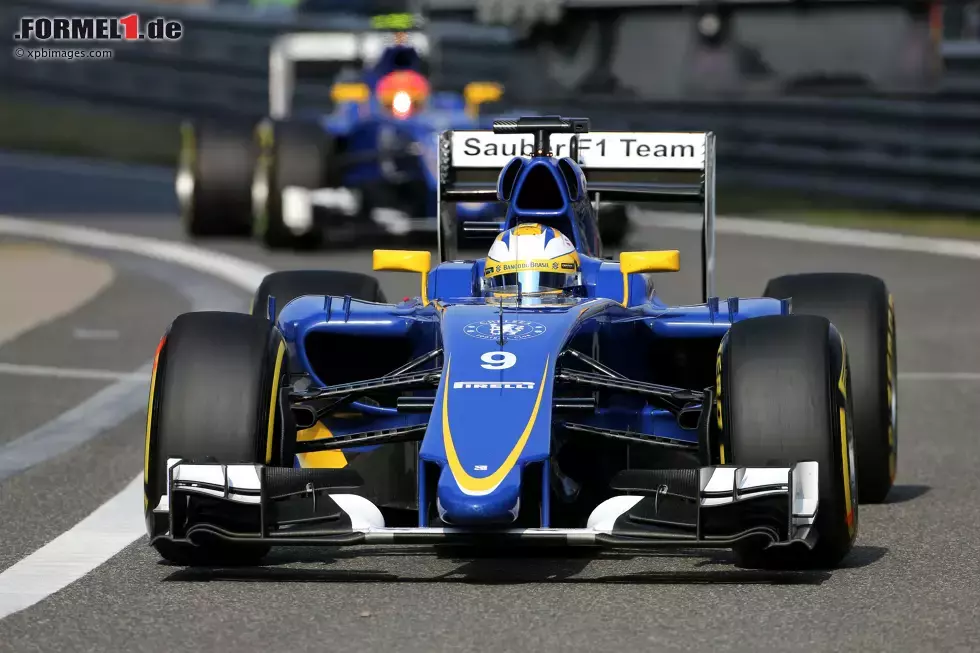 Foto zur News: Marcus Ericsson (Sauber) und Felipe Nasr (Sauber)