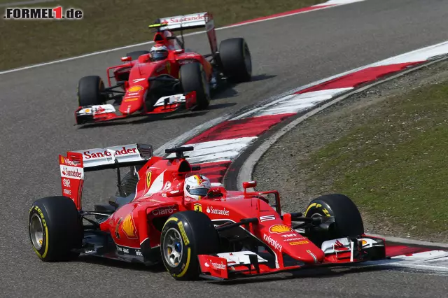 Foto zur News: Sebastian Vettel Kimi Räikkönen (Scuderia Ferrari)