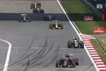 Foto zur News: Max Verstappen (Toro Rosso), Nico Hülkenberg (Force India), Daniil Kwjat (Red Bull) und Carlos Sainz (Toro Rosso)