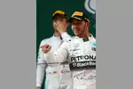 Foto zur News: Lewis Hamilton (Mercedes) und Nico Rosberg (Mercedes)